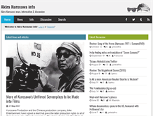 Tablet Screenshot of akirakurosawa.info